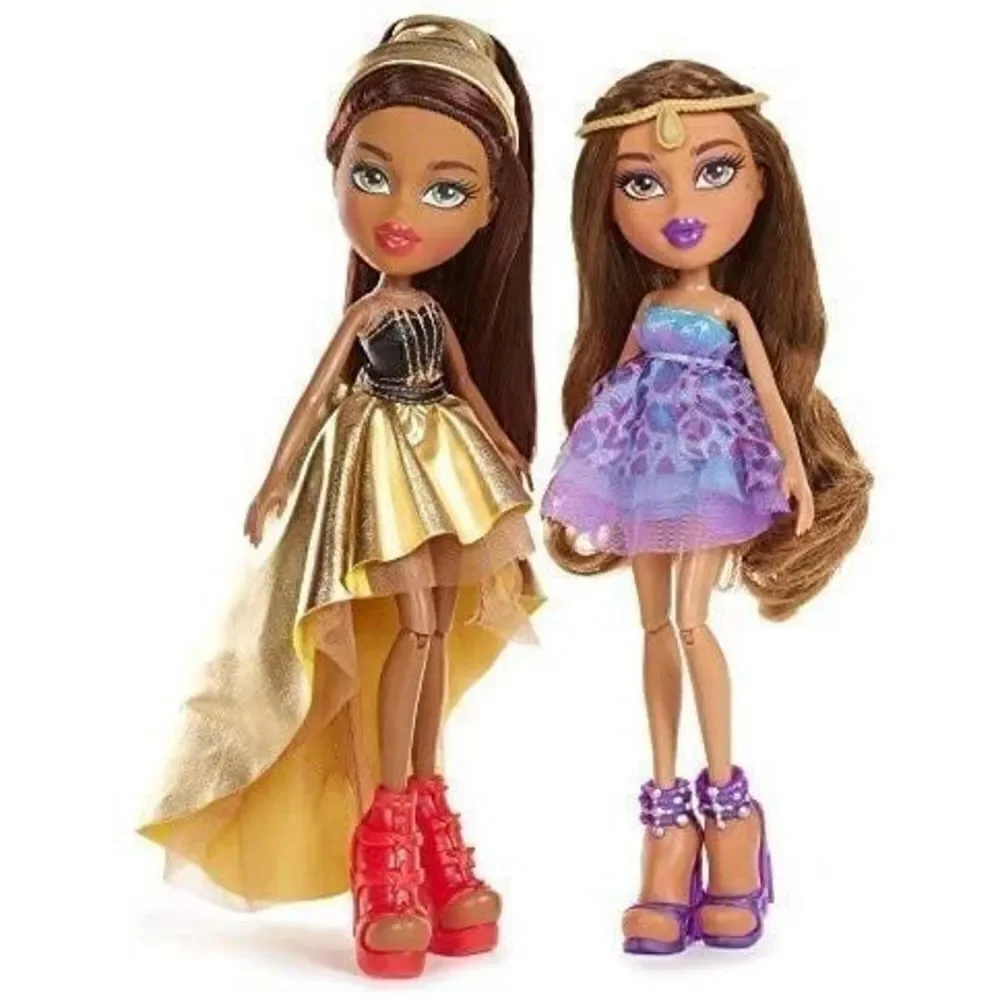 NIB BRATZ Yasmin & Sasha Metallic Madness 2 Dolls & Accessories Set.